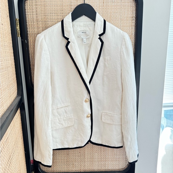 J. Crew Jackets & Blazers - J.Crew Schoolboy Blazer Size 100% Linen
